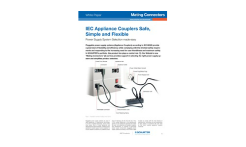Acopladores de dispositivos IEC seguros, simples y flexibles
