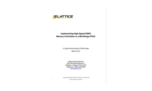 Implementación de controladores de memoria DDR3 de alta velocidad en un FPGA de rango medio
