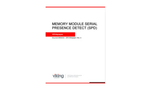 Detección de presencia en serie del módulo de memoria (SPD)