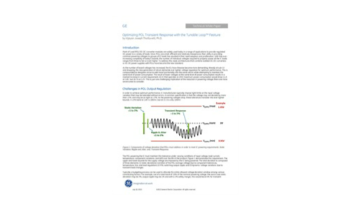 Optimización de la respuesta transitoria de Pol con la función Tunable LoopTM