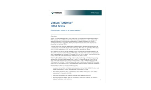Virtium Tuffdrive® PATA SSDS