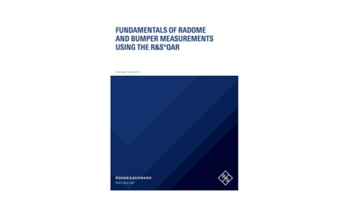 Libro blanco: Fundamentos de las mediciones de Radome y Bumper utilizando el R&S®QAR